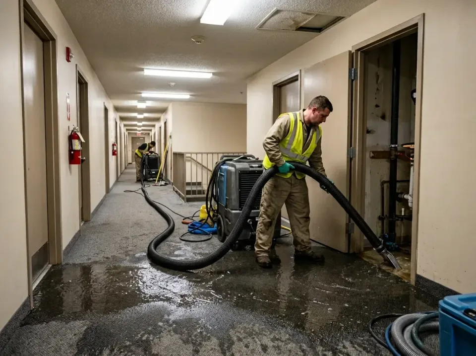 multi-unit-apartment-hallway-f-005 — frequently asked questions, Emergency Burst Pipe Water Extraction & Removal in Vernonia…